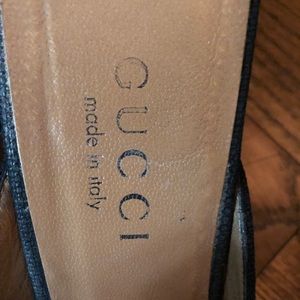 Authentic Vintage GUCCI black heels